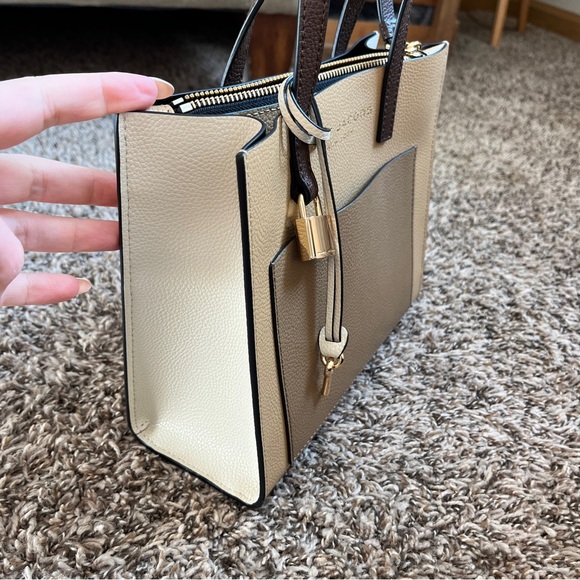 Marc Jacobs Grind Mini Color Block Tote Bag - Picture 6 of 10